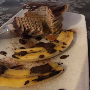 Pancakes sabor donut - Entrena con Ainhoa