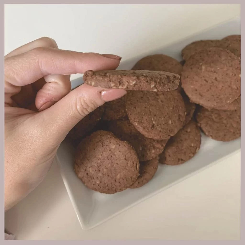 Galletas con almendras y chocolate fit 5