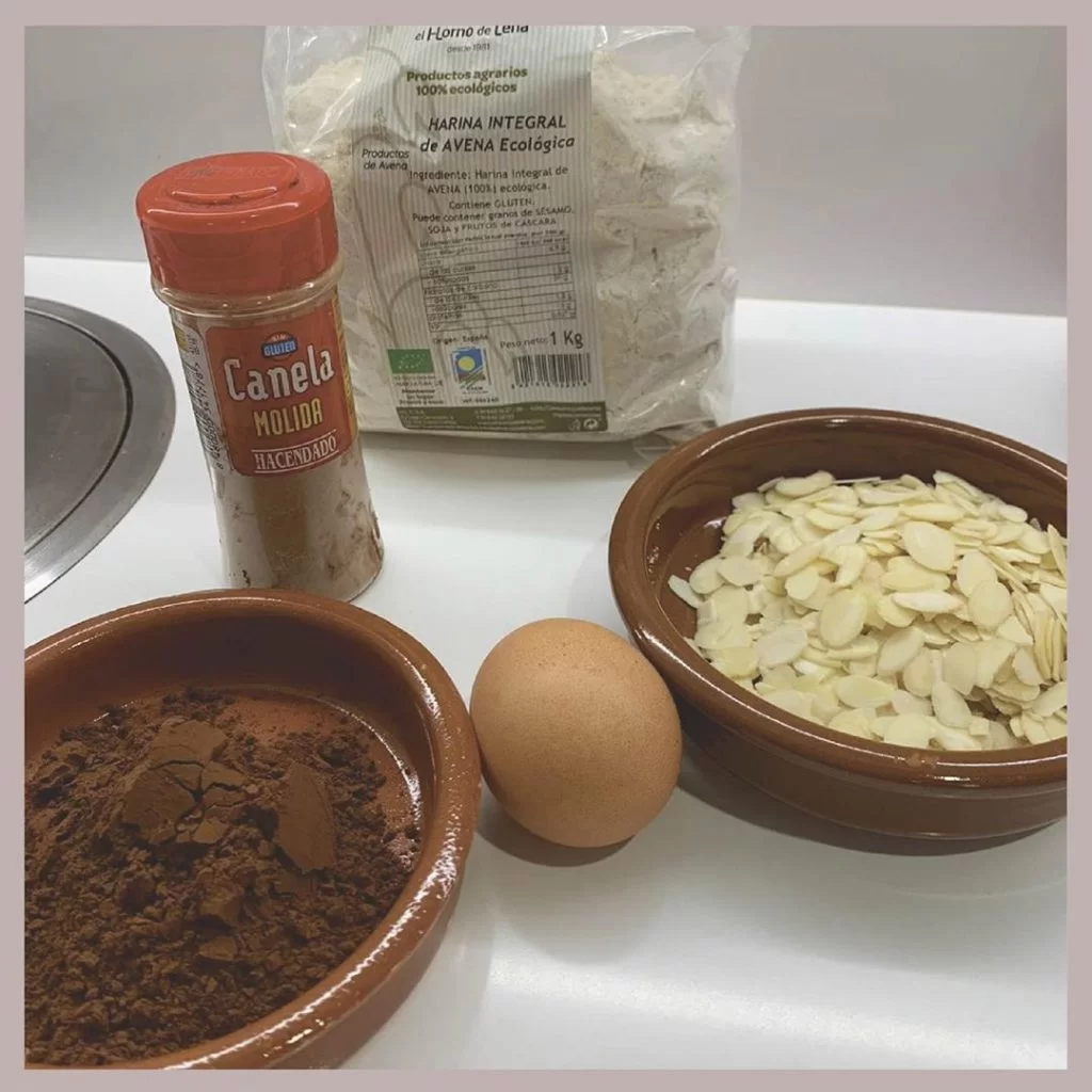 Galletas con almendras y chocolate fit 1