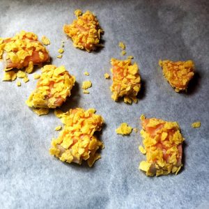 NUGGETS DE SALMÓN CON ALI-OLI FIT