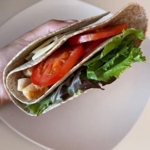 Wrap de pollo fácil