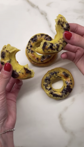 DONUTS DE MANDARINA Y CHOCOLATE