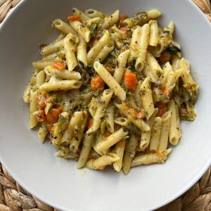 PASTA CON VERDURAS CREMOSAS