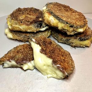 BOCADITOS DE BERENJENA Y QUESO