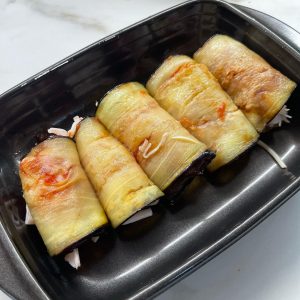 ROLLITOS DE BERENJENA RECETA