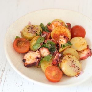 Receta de ensalada de pulpo