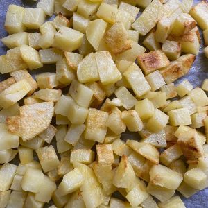 Tortilla de patatas con queso pasos