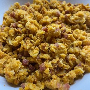 Migas de garbanzos paso a paso