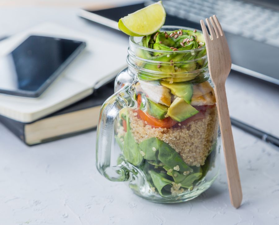 Alimentación saludable en la oficina