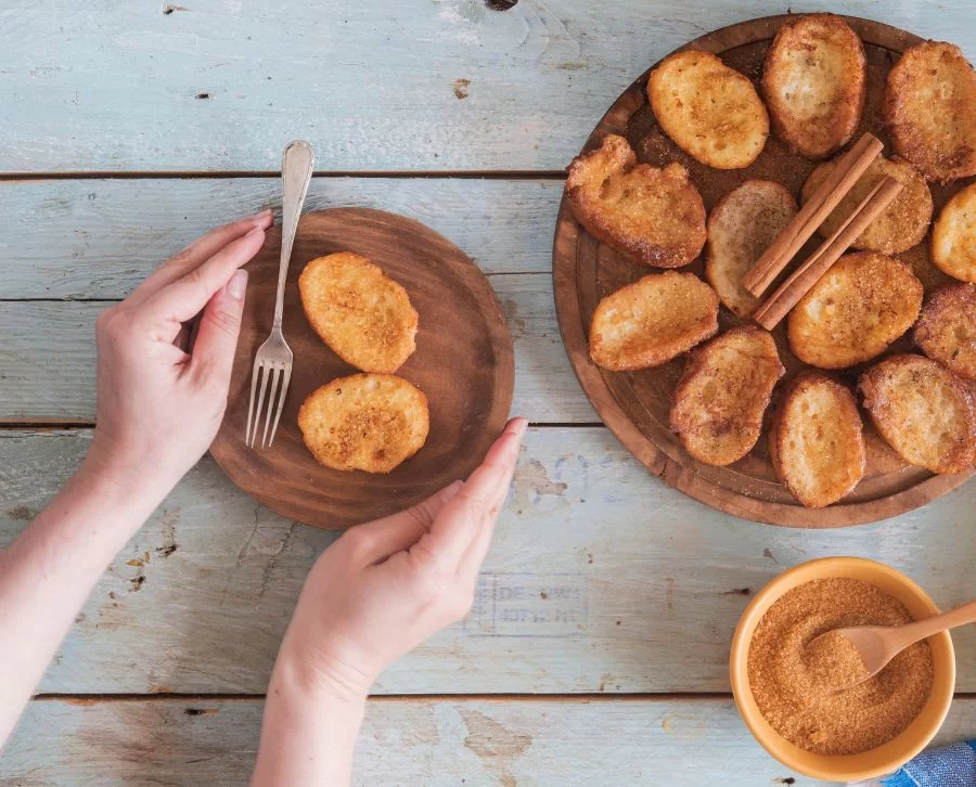 Torrijas sin freir