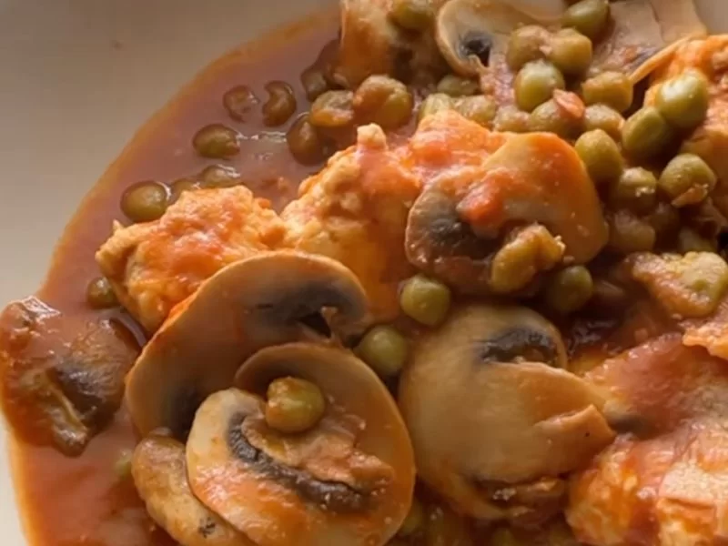 albondigas de pollo con verduras